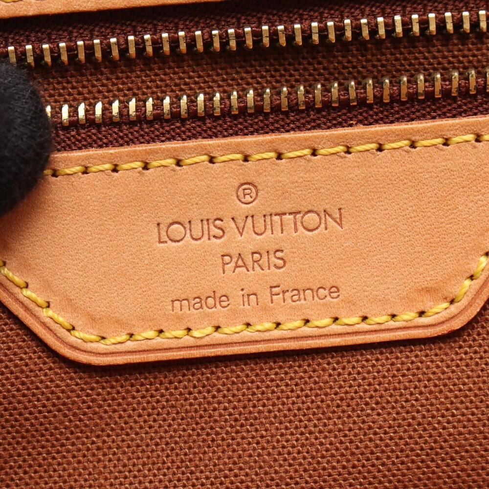 LOUIS VUITTON Brown Monogram Leather Tote Bag - Picture 4 of 11